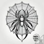 паутина, tattoo sketch design, muted color pa… – style Jagger Old – tattoo sketch (16.11.2025 22:34)