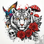 7. рўрір°сђрѕрі (р‘рѕрі рќрµр±р°, рљсѓр·рѕрµс… – style Jaeger Simple – tattoo sketch (16.11.2025 22:53)