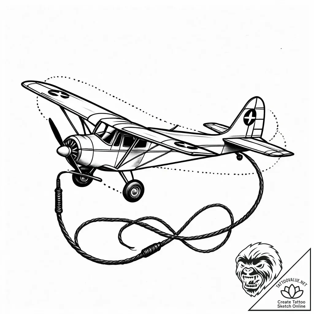 Tattoo sketch a tiny airplane or bird., tatto... - style Jaeger Mini - tattoo sketch (16.11.2025 22:55)