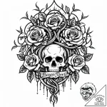 Tattoo design a powerful, ancient banyan tree… – style Jaeger Mini – tattoo sketch (16.11.2025 23:20)