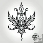 N, tattoo sketch design, realistic black and… – style Jagger Old – tattoo sketch (16.11.2025 23:22)