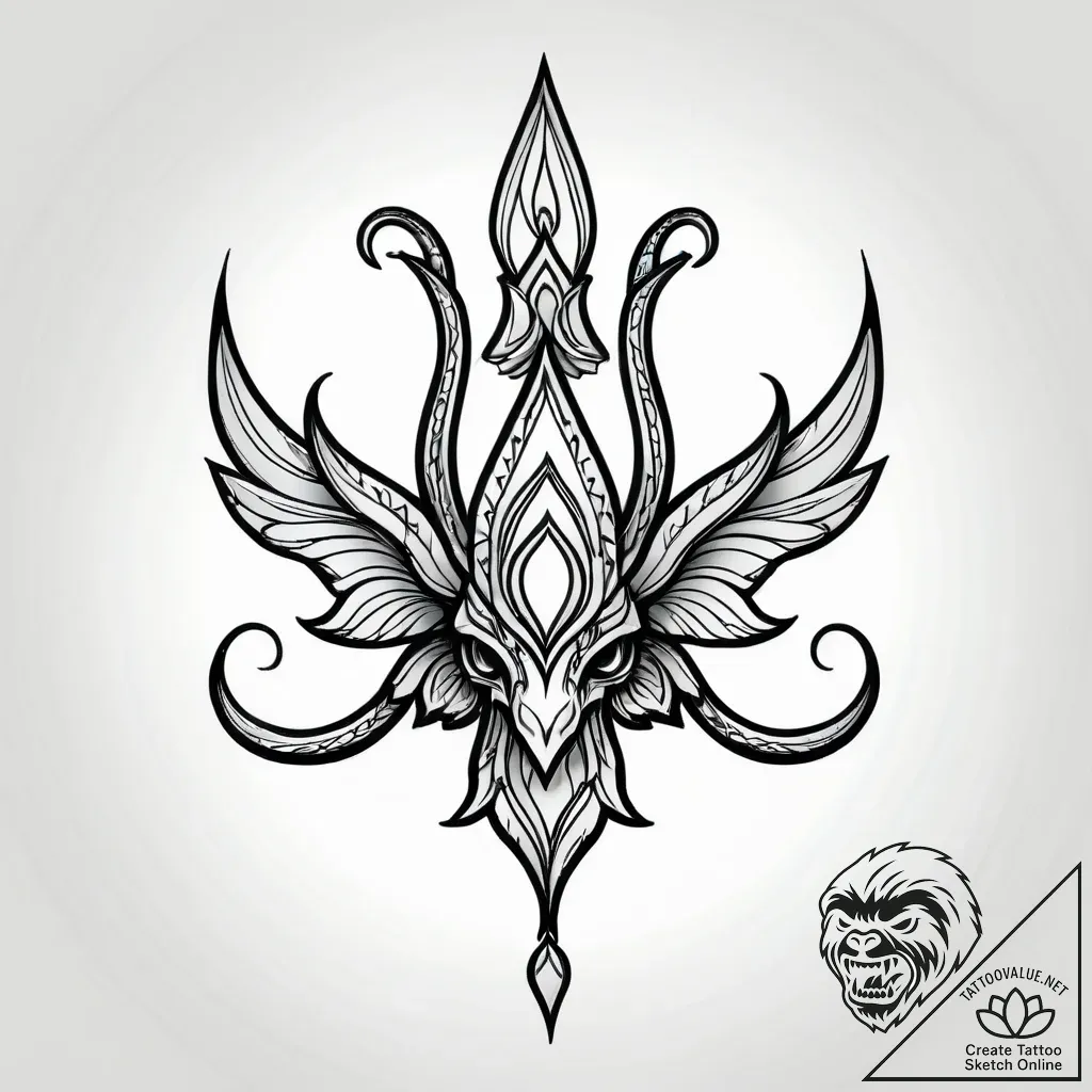 N, tattoo sketch design, realistic black and... - style Jagger Old - tattoo sketch (16.11.2025 23:22)