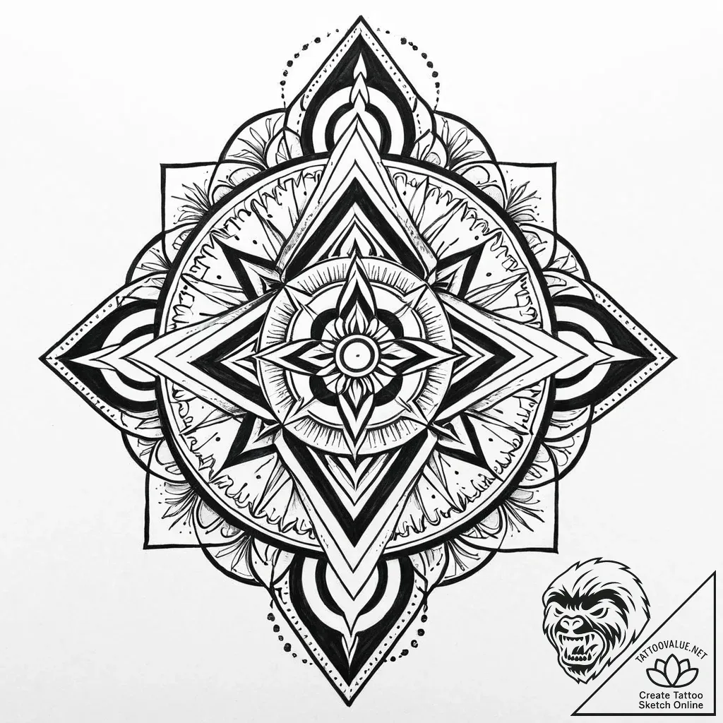 A powerful bellows for fire, igniting,, tatto... - style Jaeger Mini - tattoo sketch (16.11.2025 23:32)