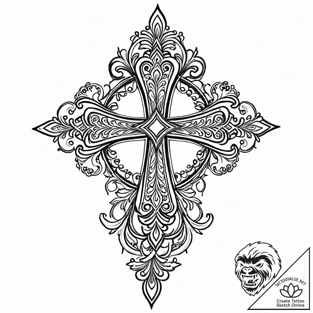 61 сђрёрѕ (rio, 2011), ink illustration for t... - style Jaeger Mini - tattoo sketch (16.11.2025 23:55)