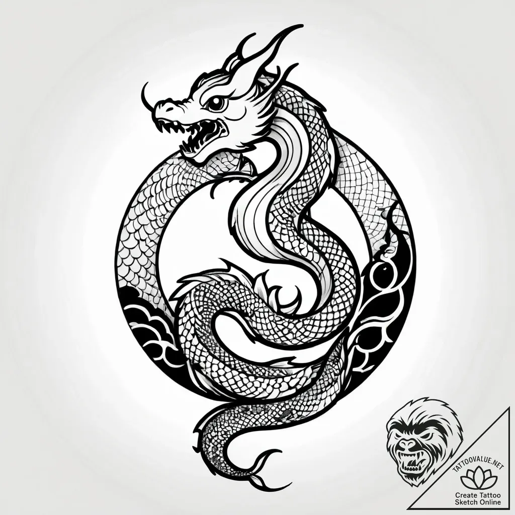 сакура, tattoo drawing outline, dotwork shadi... - style Jagger Old - tattoo sketch (17.11.2025 01:10)