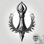 Reaper’s scythe leaning against an hourglass,… – style Jagger Old – tattoo sketch (17.11.2025 01:35)