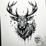 Tattoo design a blackwork forest with the sil… – style Jaeger Simple – tattoo sketch (17.11.2025 02:41)