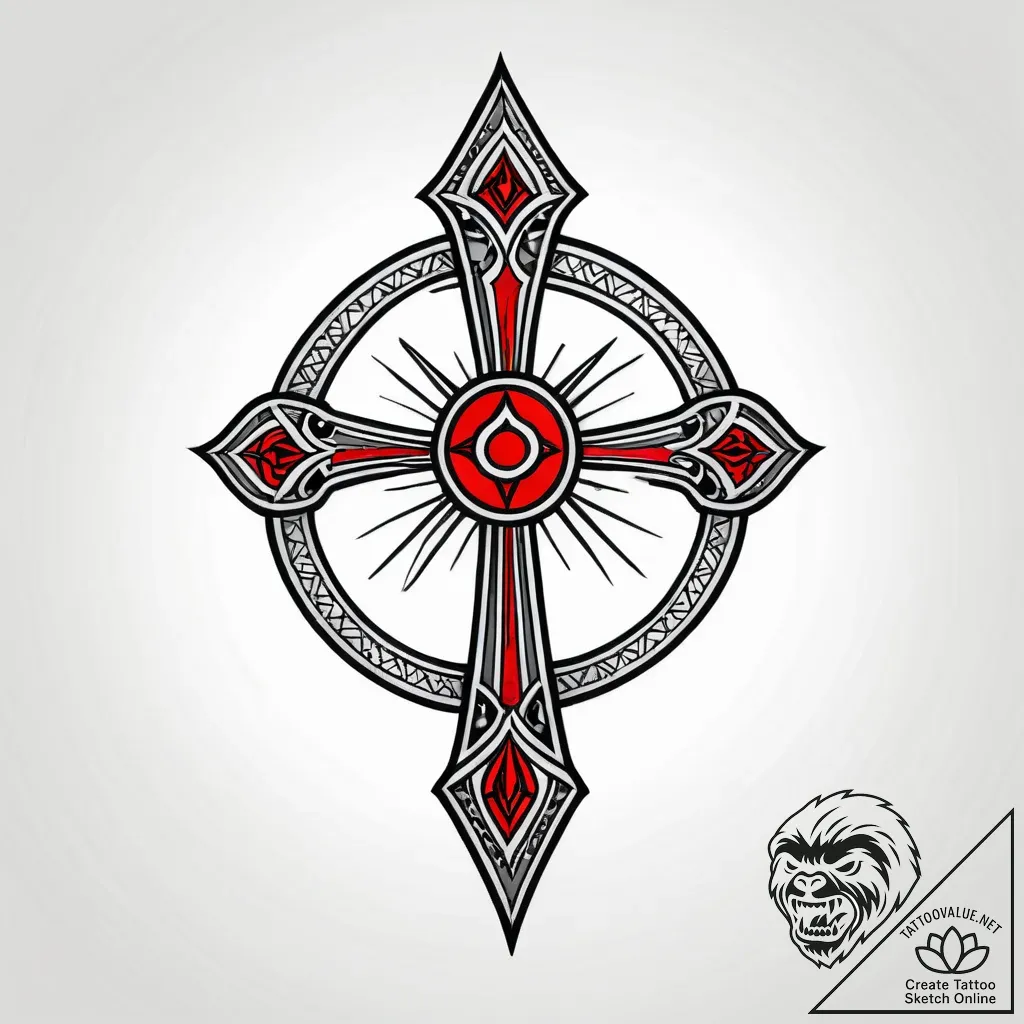 Tattoo design a minimalistic symbol of a resp... - style Jagger Old - tattoo sketch (17.11.2025 02:47)