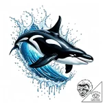 Killer whale – style Jaeger Mini – tattoo sketch (17.11.2025 03:32)