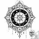 Tattoo design a zodiac symbol integrated into… – style Jaeger Mini – tattoo sketch (17.11.2025 03:44)