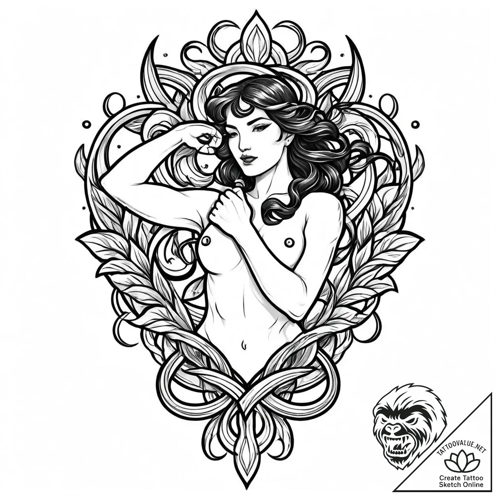 р сѓрѕр° рўрёр»р° (strength, power, victory),... - style Jaeger Mini - tattoo sketch (17.11.2025 03:55)