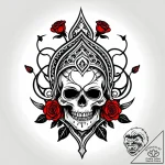 храбрая сердцем (brave, 2012), concept art fo… – style Jagger Old – tattoo sketch (17.11.2025 03:59)