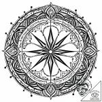 Tattoo design: a kolovrat surrounded by a rin… – style Jaeger Mini – tattoo sketch (17.11.2025 04:20)