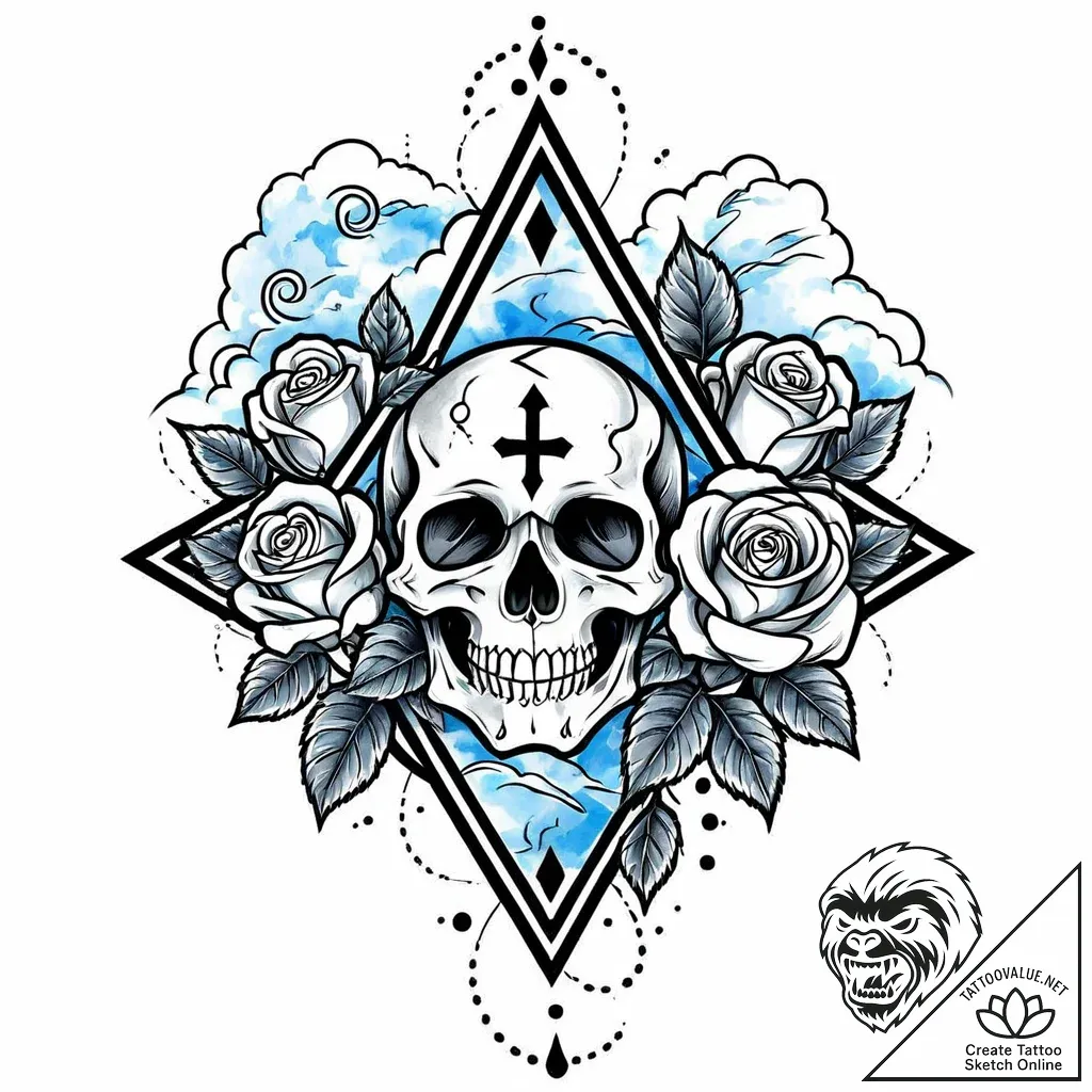 92. tattoo design: a "vetar" rune blending in... - style Jaeger Mini - tattoo sketch (17.11.2025 05:07)