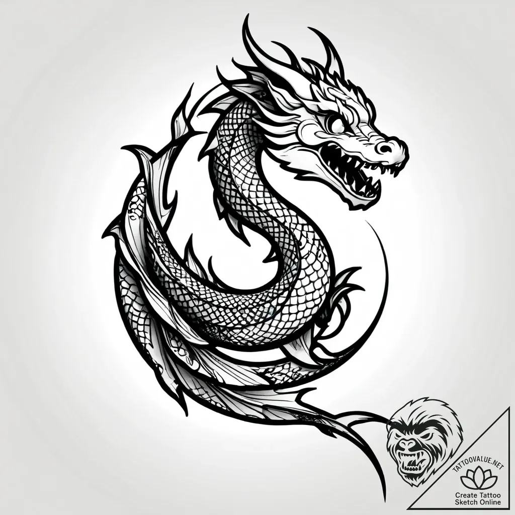 Tat tattoo sketch, lucyвђ™s silhouette breaki... - style Jagger Old - tattoo sketch (17.11.2025 05:22)