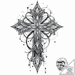 вперед (onward, 2020), tattoo line art, water… – style Jaeger Mini – tattoo sketch (17.11.2025 05:31)