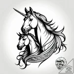 Tattoo sketch, spirit and little creek riding… – style Jagger Old – tattoo sketch (17.11.2025 05:34)