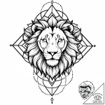 Tattoo sketch a zodiac animal (e.g., a lion)… – style Jaeger Mini – tattoo sketch (17.11.2025 06:31)