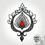 Opal roots beneath frozen bloom, tattoo drawi… – style Jagger Old – tattoo sketch (17.11.2025 06:34)