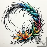 Tat tattoo sketch, delicate reeds bending gen… – style Jaeger Simple – tattoo sketch (17.11.2025 07:05)