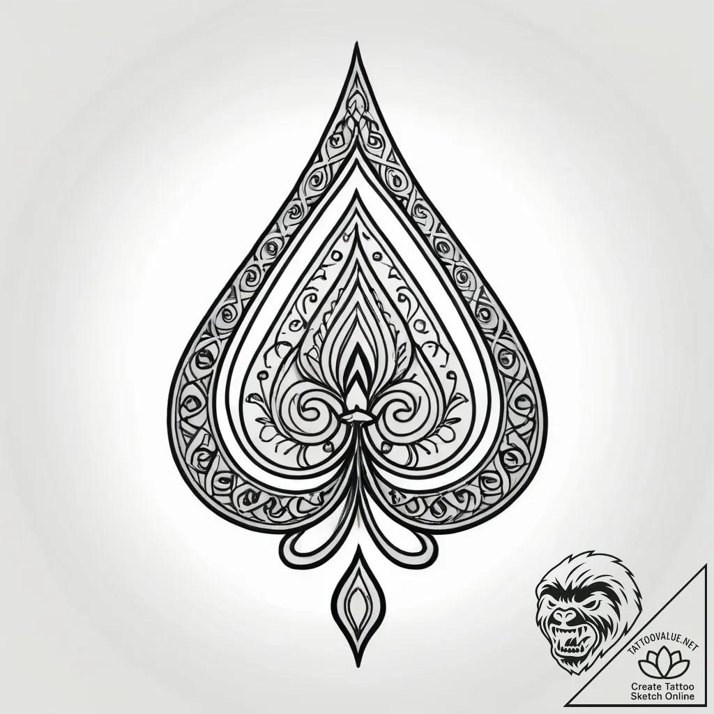 Tattoo design a small, unique motif that hold... - style Jagger Old - tattoo sketch (17.11.2025 07:22)