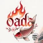 49. tattoo design: a watercolor interpretatio… – style Flux Inscriptions – tattoo sketch (17.11.2025 07:26)