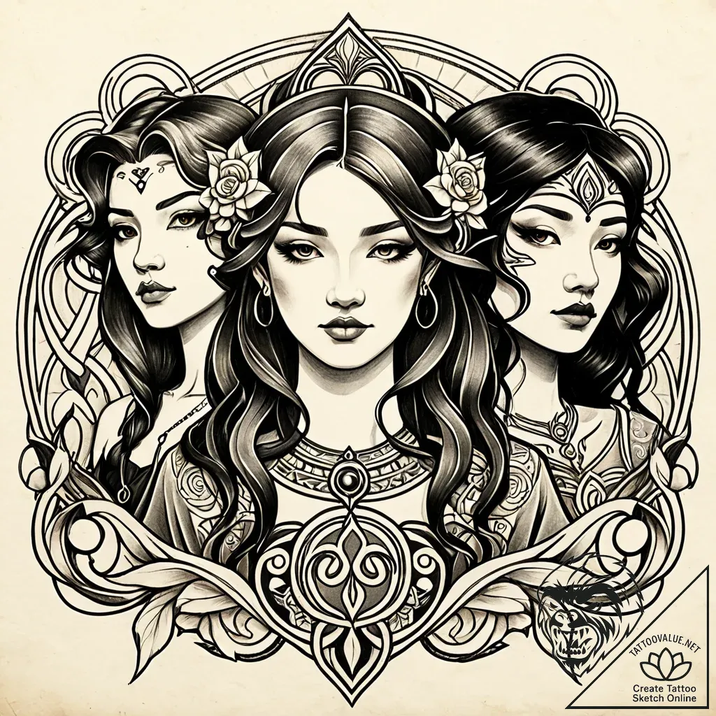 р“сђсѓрїрїр° 21: рўрёрјрірѕр»с‹ ррґрµрѕс‚рёс... - style Jaeger Simple - tattoo sketch (17.11.2025 07:29)