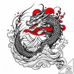 Tattoo sketch an abstract representation of a… – style Jaeger Mini – tattoo sketch (17.11.2025 07:31)