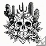 Cactus, tattoo flash sheet design, stylized i… – style Jaeger Simple – tattoo sketch (17.11.2025 07:53)