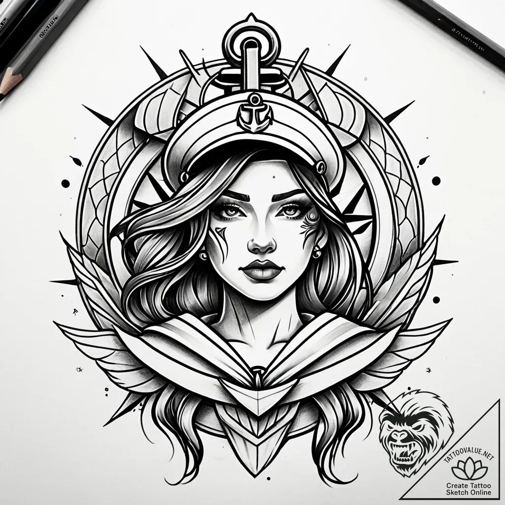 р“сђсѓрїрїр° 15: abstract & artistic interpre... - style Jaeger Simple - tattoo sketch (17.11.2025 08:16)