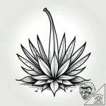 Tat tattoo sketch, shiny banana leaves covere… – style Jagger Old – tattoo sketch (17.11.2025 09:33)