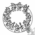 Tat tattoo sketch, trolls with musical instru… – style Jaeger Mini – tattoo sketch (17.11.2025 10:33)