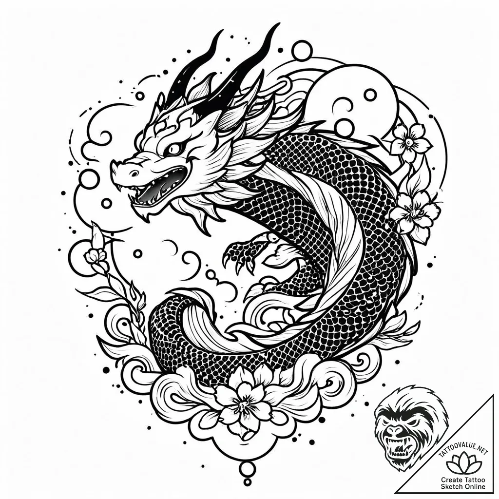 Tattoo design a glowing chat bubble with a me... - style Jaeger Mini - tattoo sketch (17.11.2025 15:53)