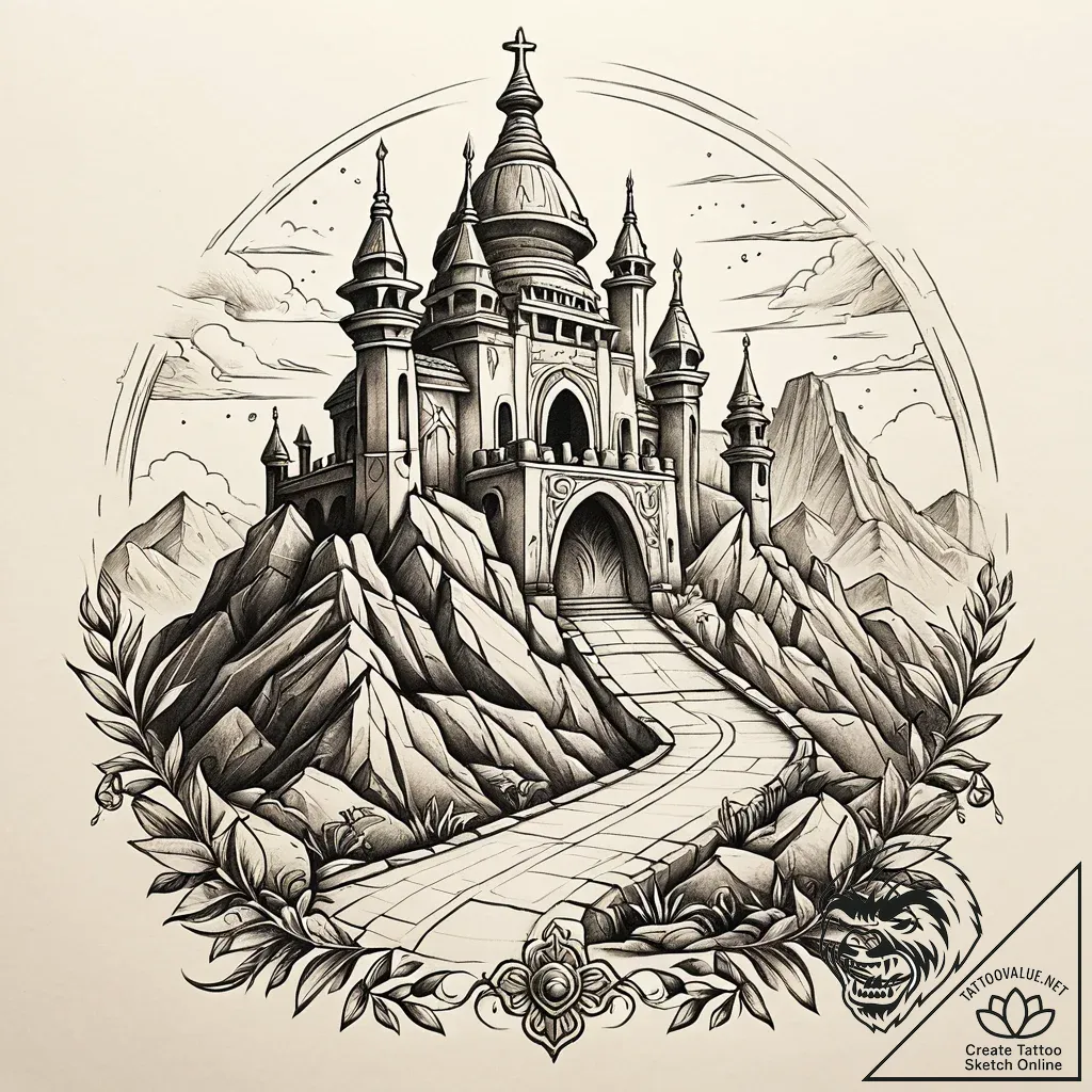 эльдорадо: затерянный город (the road to el d... - style Jaeger Simple - tattoo sketch (17.11.2025 17:53)