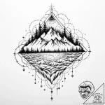 Tattoo sketch an abstract representation of m… – style Jaeger Mini – tattoo sketch (17.11.2025 19:33)