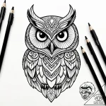 147. tattoo design: a “veda” rune with a subt… – style Jaeger Simple – tattoo sketch (17.11.2025 23:07)