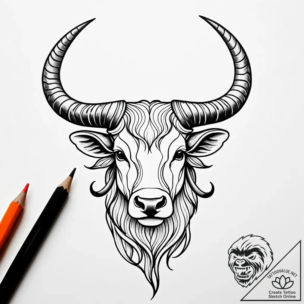 Tattoo design a minimalist representation of... - style Jaeger Simple - tattoo sketch (17.11.2025 23:55)