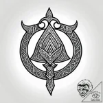 Tattoo design a stylized viking symbol for fa… – style Jagger Old – tattoo sketch (18.11.2025 00:02)