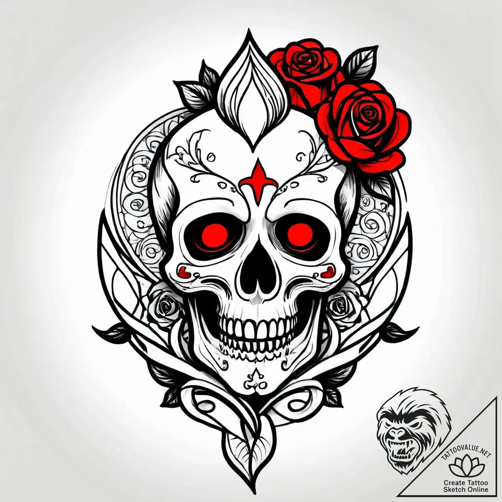 A child's drawing taped to a refrigerator., t... - style Jagger Old - tattoo sketch (18.11.2025 01:14)