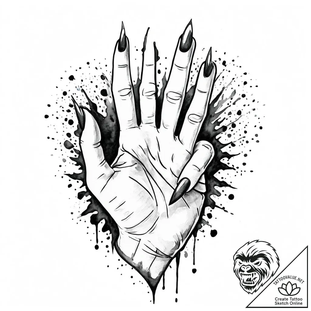 Tattoo design a tiny heart on the inside of a... - style Jaeger Mini - tattoo sketch (18.11.2025 01:46)