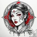 A sterile, modern operating room in a hospita… – style Jaeger Simple – tattoo sketch (18.11.2025 02:32)