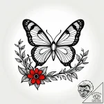 Tat tattoo sketch, maria surrounded by butter… – style Jagger Old – tattoo sketch (18.11.2025 02:50)