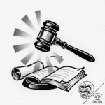 Tat tattoo sketch, judge’s gavel striking wit… – style Flux Inscriptions – tattoo sketch (18.11.2025 03:05)