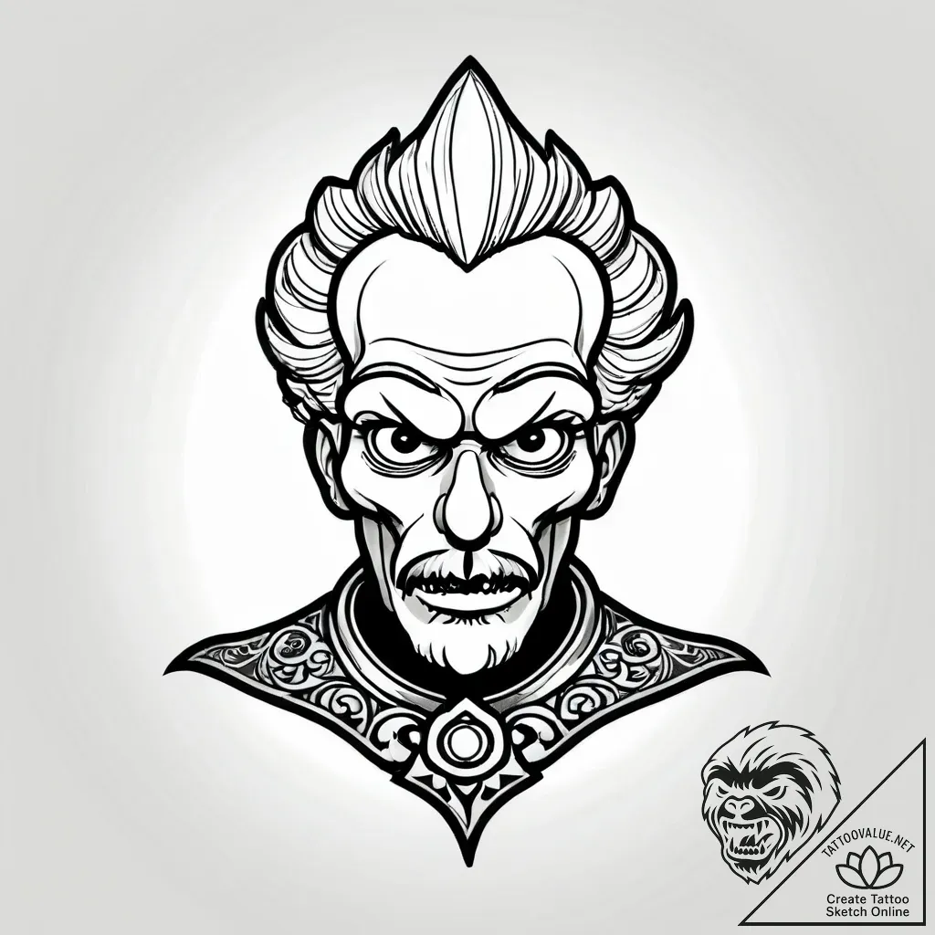 Eskiz.to, tattoo sketch, skinner looming over... - style Jagger Old - tattoo sketch (18.11.2025 03:50)