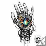 Tat tattoo sketch, david’s tattooed arm morph… – style Jaeger Mini – tattoo sketch (18.11.2025 03:58)