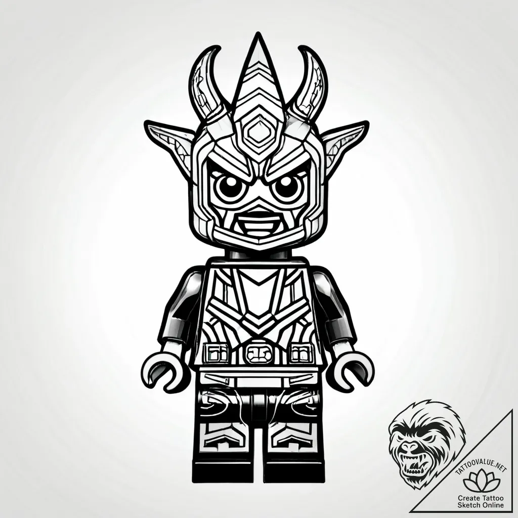 Tattoo sketch, wyldstyle, the lego movie (201... - style Jagger Old - tattoo sketch (18.11.2025 04:26)