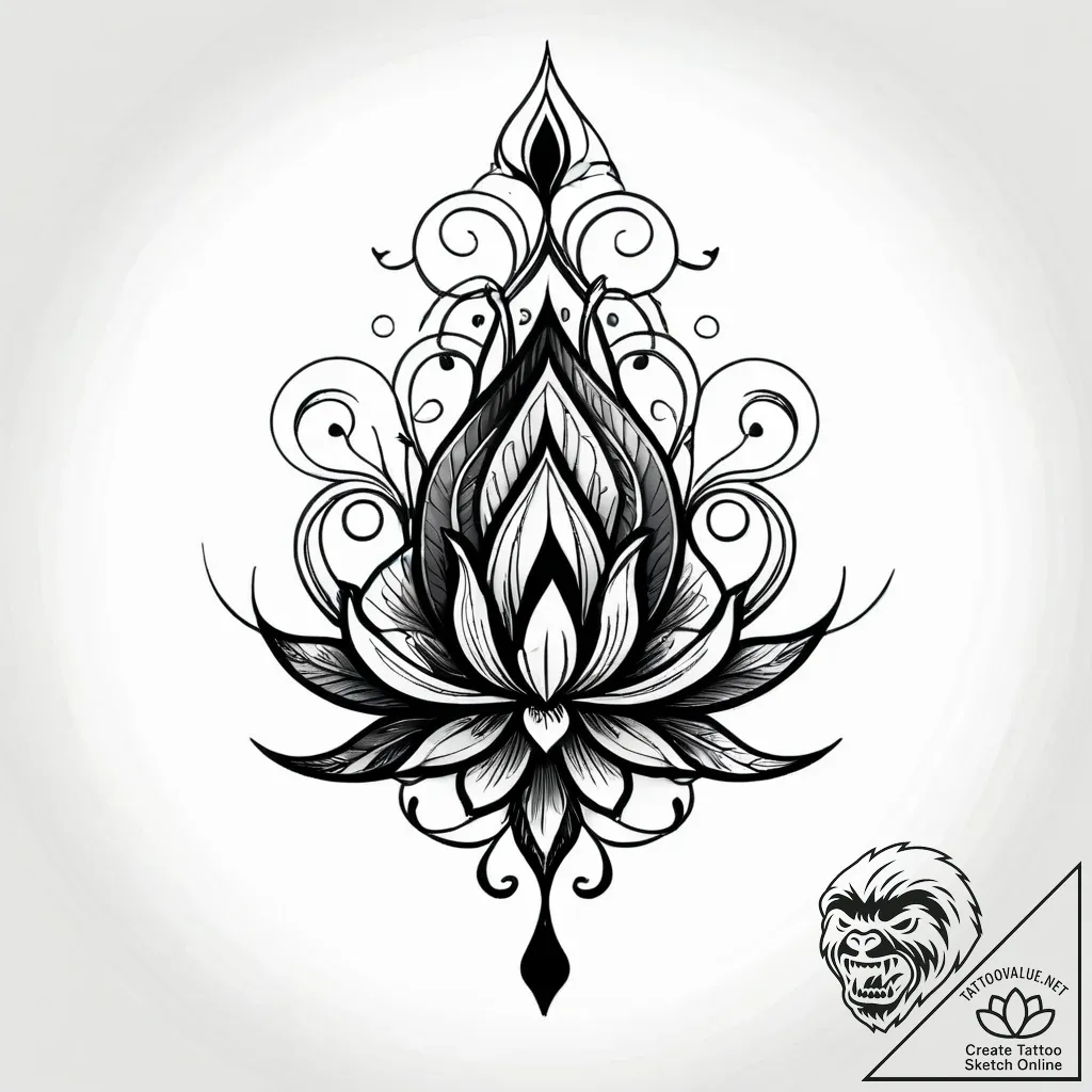 Tat tattoo sketch, manolo’s silhouette with f... - style Jagger Old - tattoo sketch (18.11.2025 04:50)