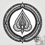Abyssal mirror leaking shadows, tattoo drawin… – style Jagger Old – tattoo sketch (18.11.2025 06:14)