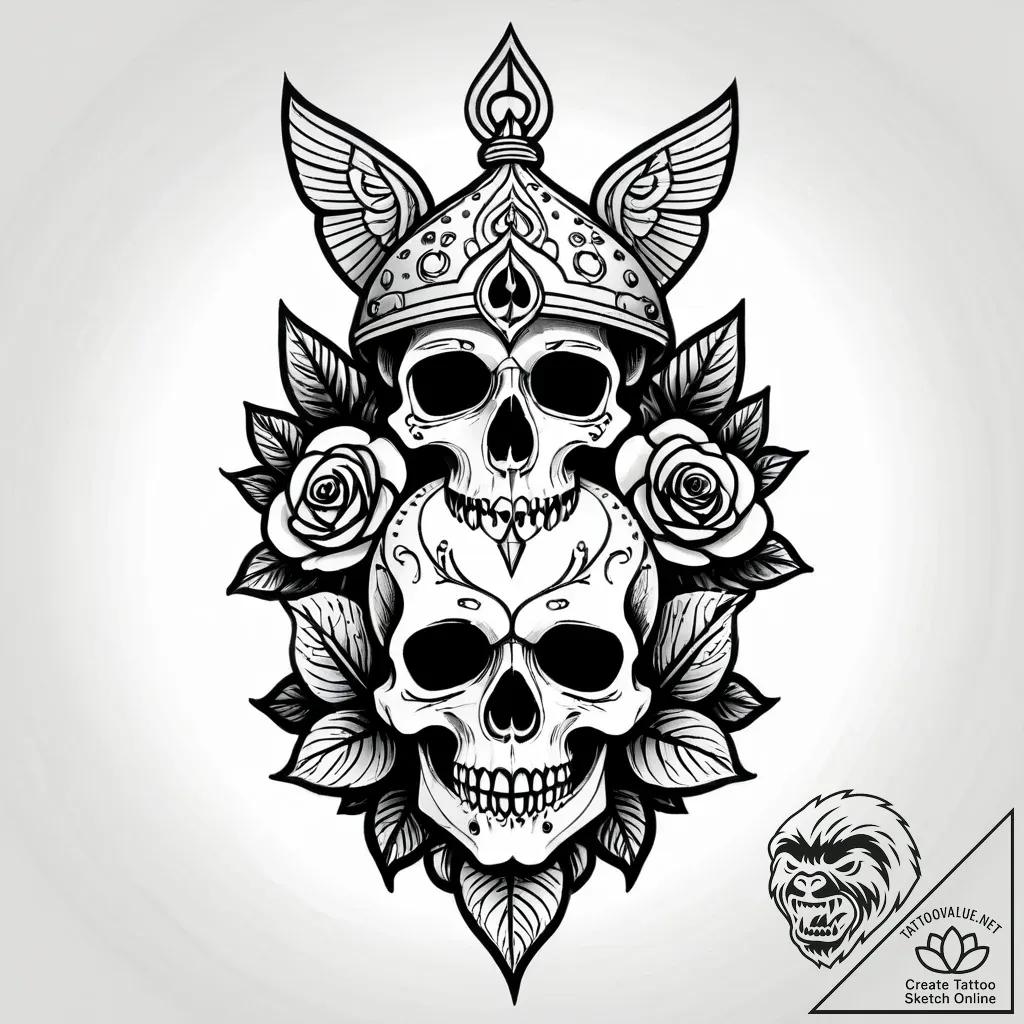 Paratroopers descending from the sky, tattoo... - style Jagger Old - tattoo sketch (18.11.2025 07:50)