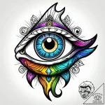 Tattoo sketch a realistic zodiac animal’s eye… – style Jagger Old – tattoo sketch (18.11.2025 08:14)